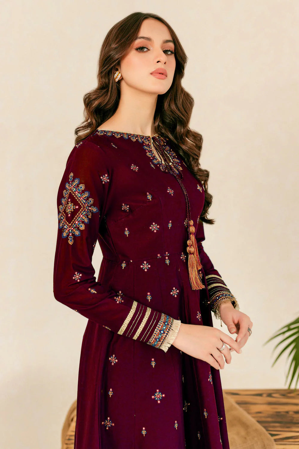 WINTER-  Best Selling - HREEM 2PC EMBROIDERED DRESS