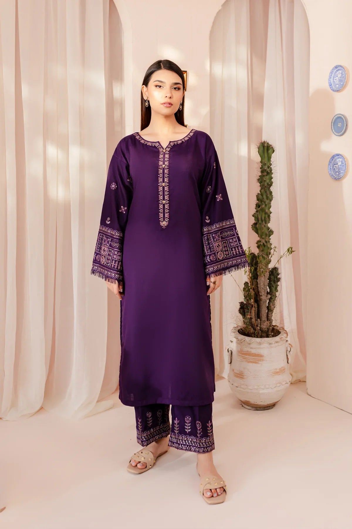 WINTER-  Best Selling - Adel 2Pc Embroidered Suit