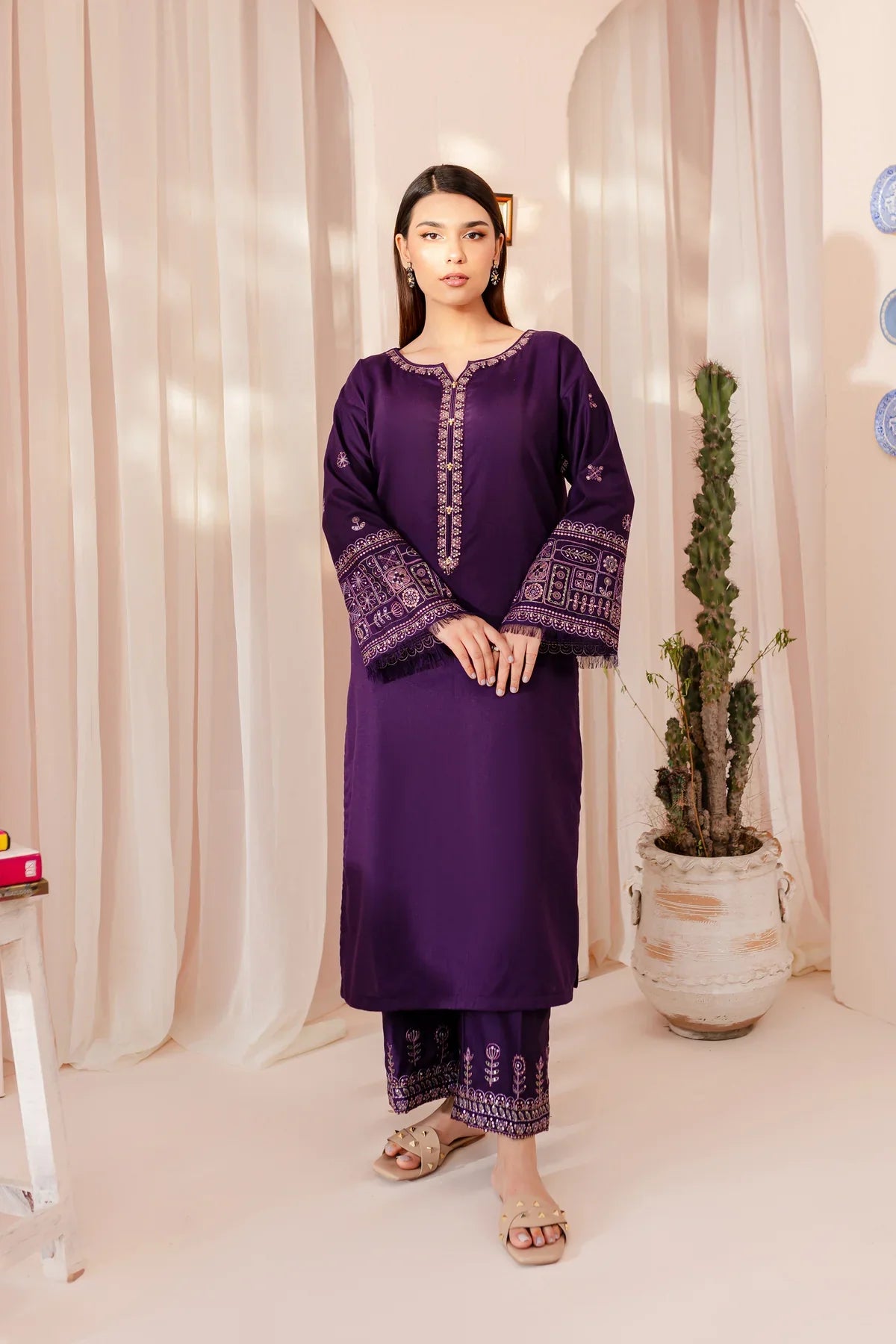 WINTER-  Best Selling - Adel 2Pc Embroidered Suit