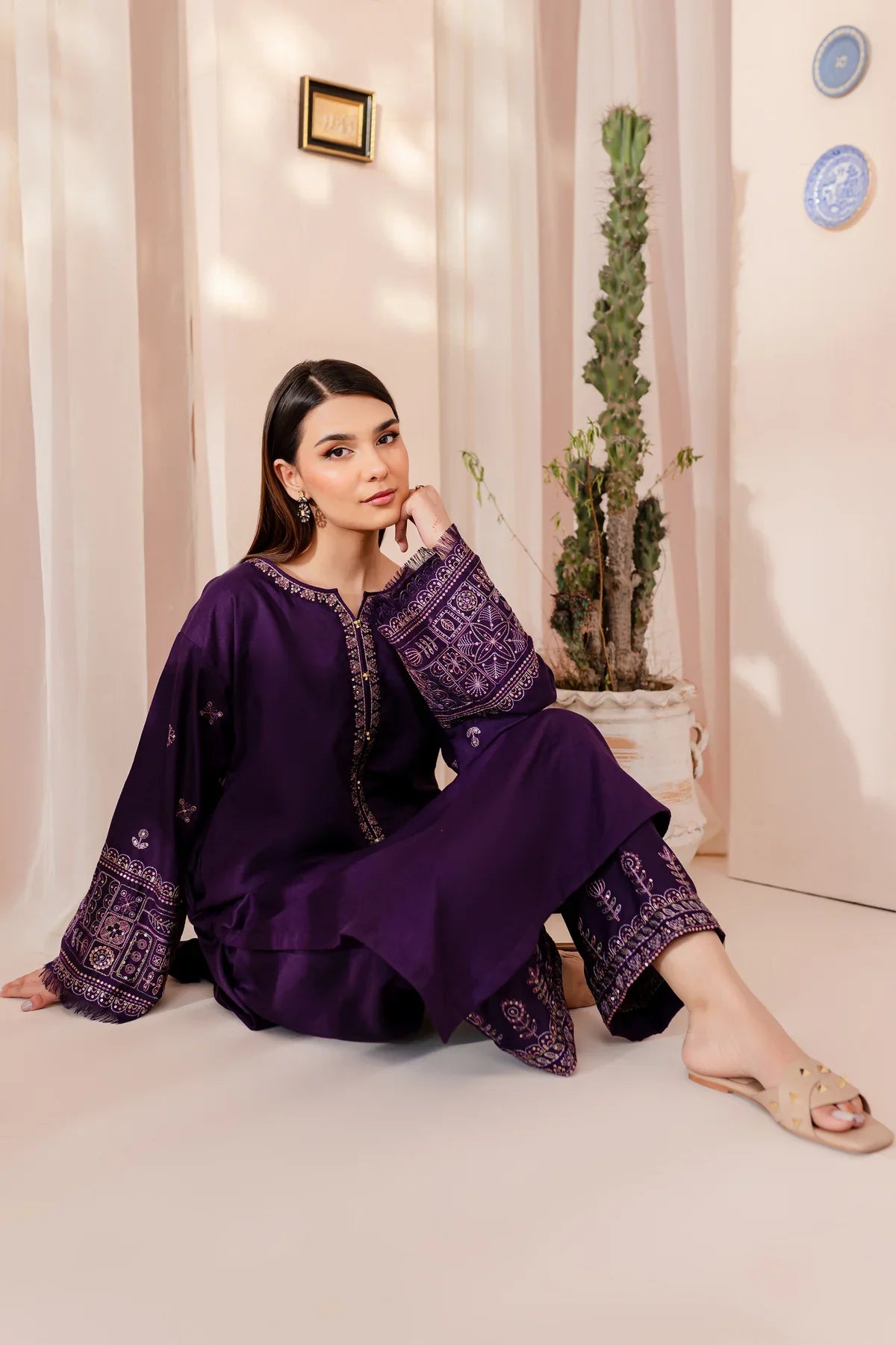 WINTER-  Best Selling - Adel 2Pc Embroidered Suit