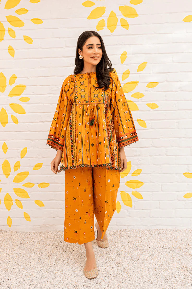 WINTER-  BEST SELLING - AVRIL 2PC EMBROIDERED AND DIGITAL PRINTED SUIT