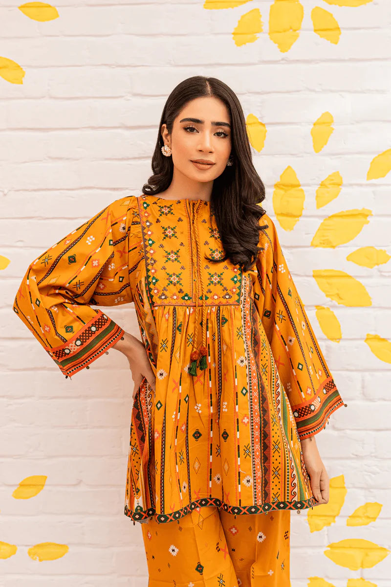 WINTER-  BEST SELLING - AVRIL 2PC EMBROIDERED AND DIGITAL PRINTED SUIT