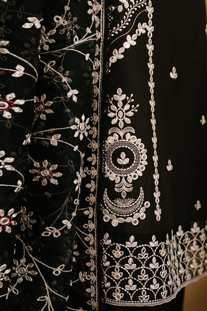 WINTER-  Best Selling - Noir Ornate 3Pc Embroidered Suit