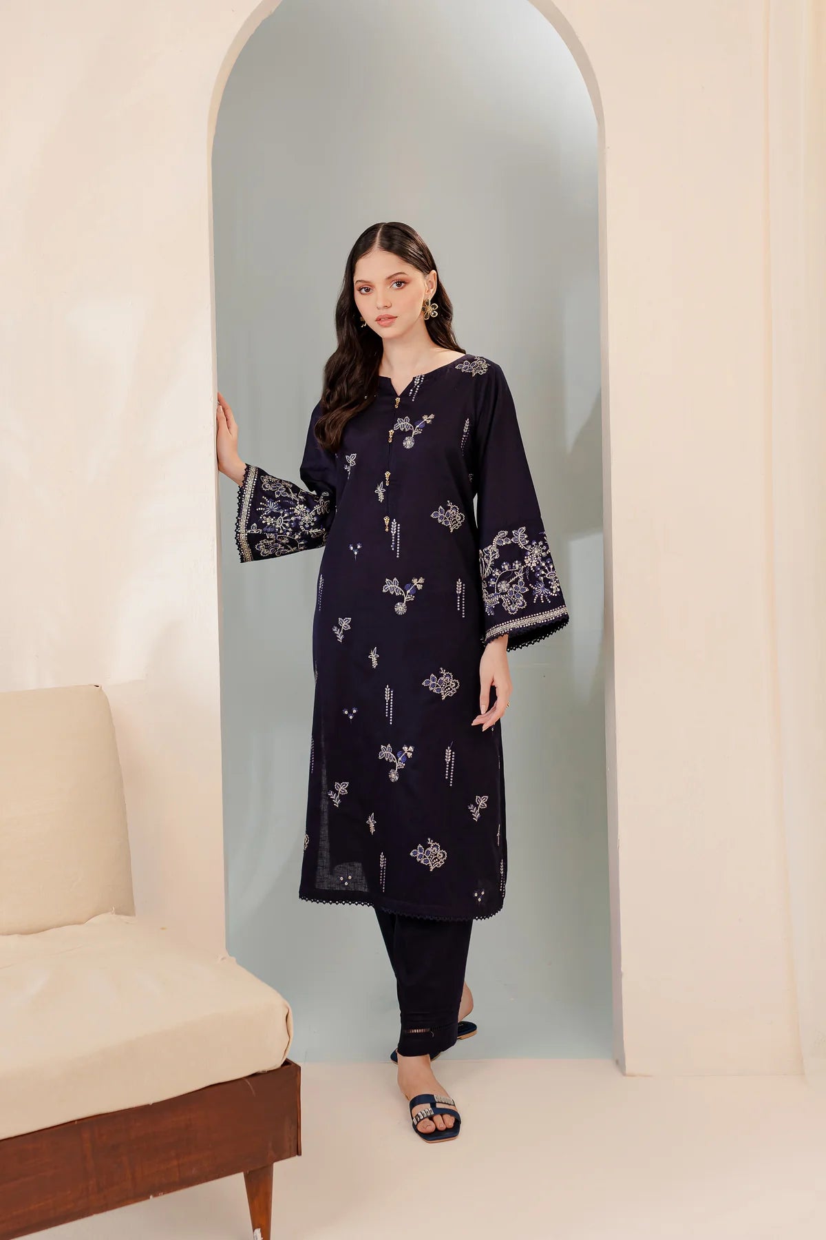 WINTER-  BEST SELLING - RAINA - 2PC EMBROIDERED SUIT