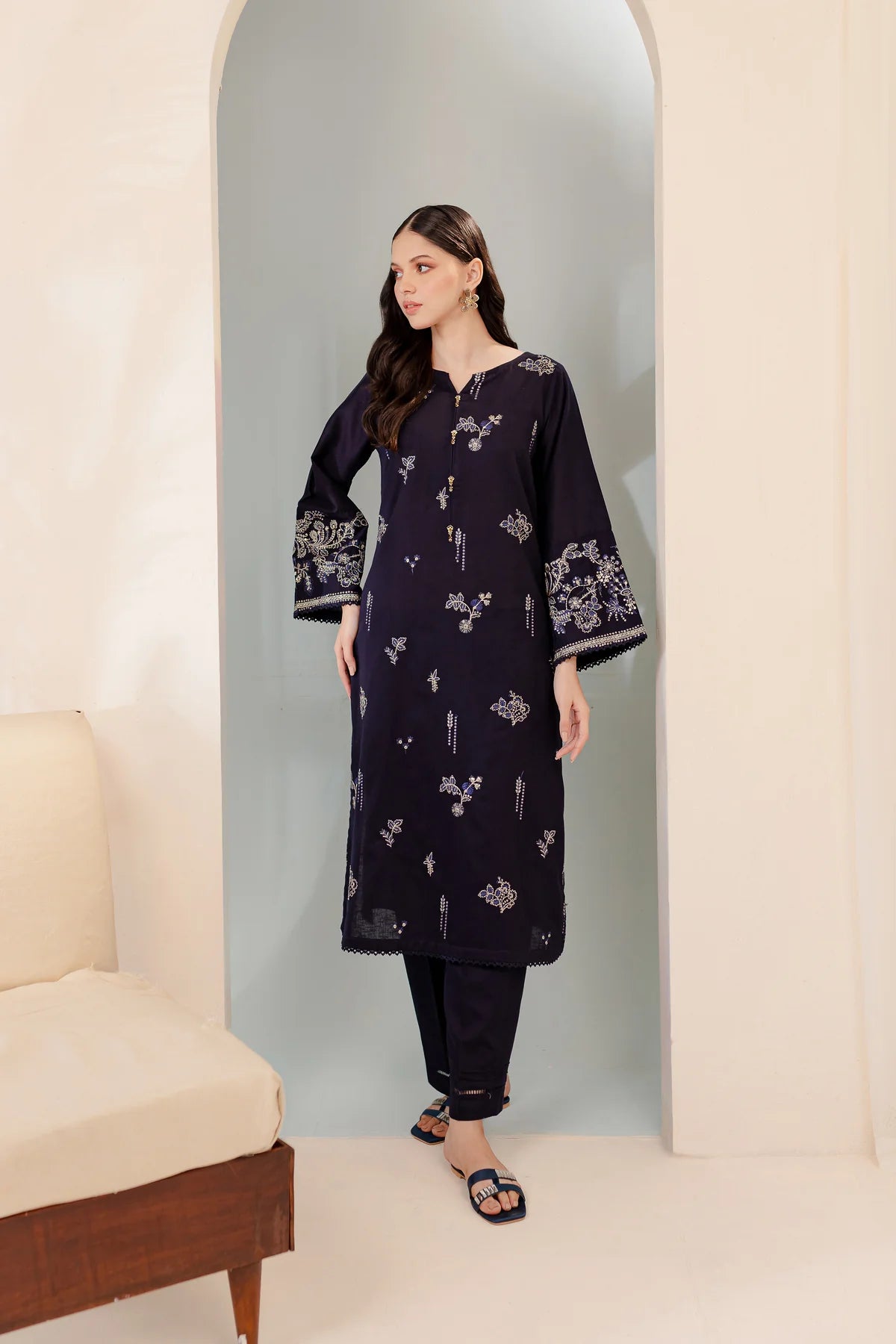 WINTER-  BEST SELLING - RAINA - 2PC EMBROIDERED SUIT