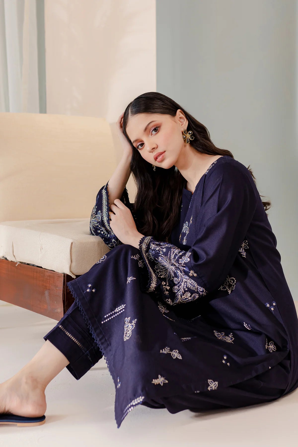 WINTER-  BEST SELLING - RAINA - 2PC EMBROIDERED SUIT