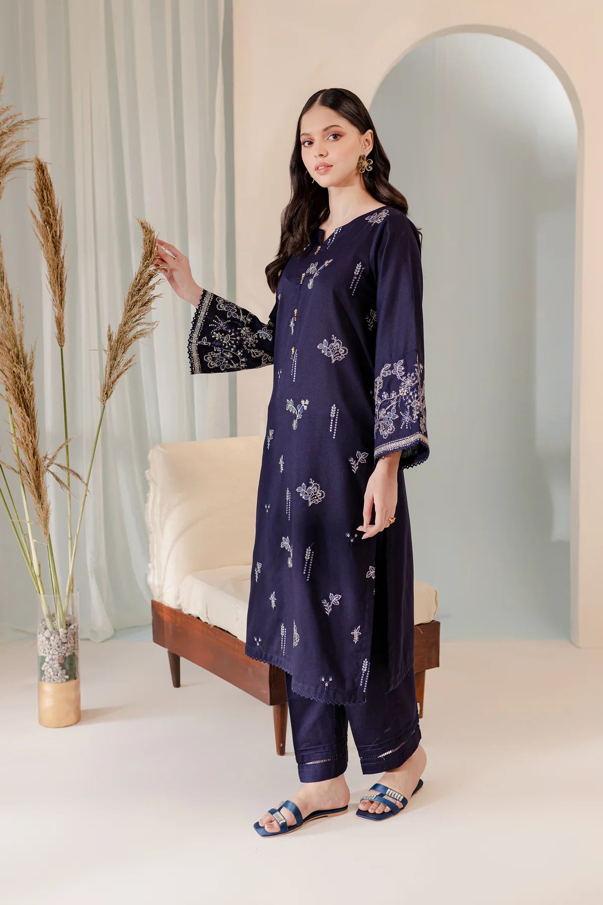 WINTER-  BEST SELLING - RAINA - 2PC EMBROIDERED SUIT