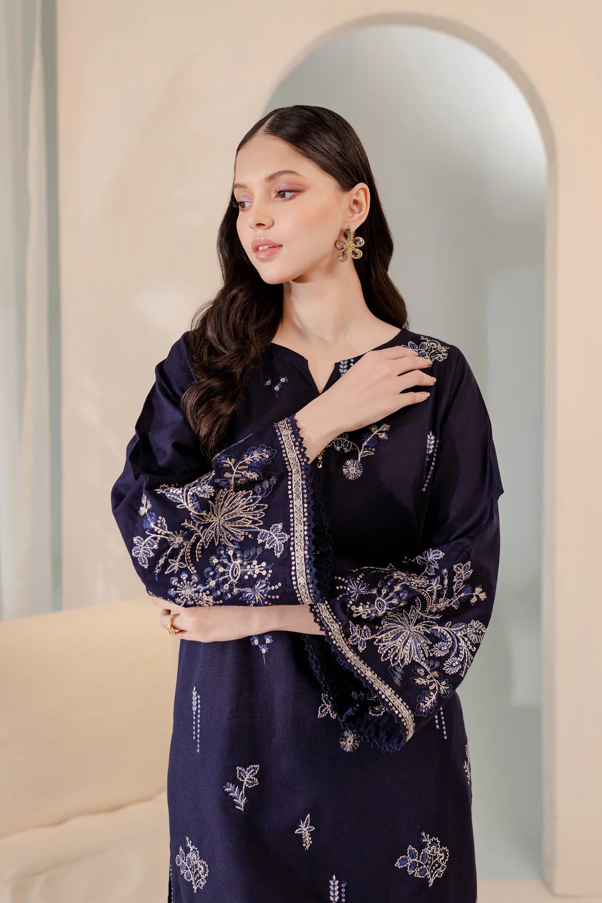 WINTER-  BEST SELLING - RAINA - 2PC EMBROIDERED SUIT