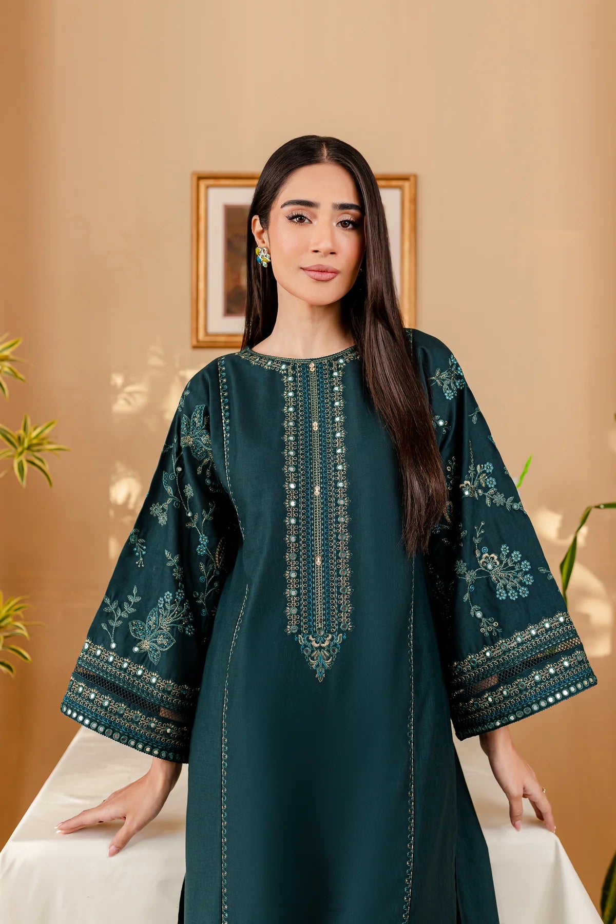 WINTER-  BEST SELLING - SVOY 2PC EMBROIDERED DRESS