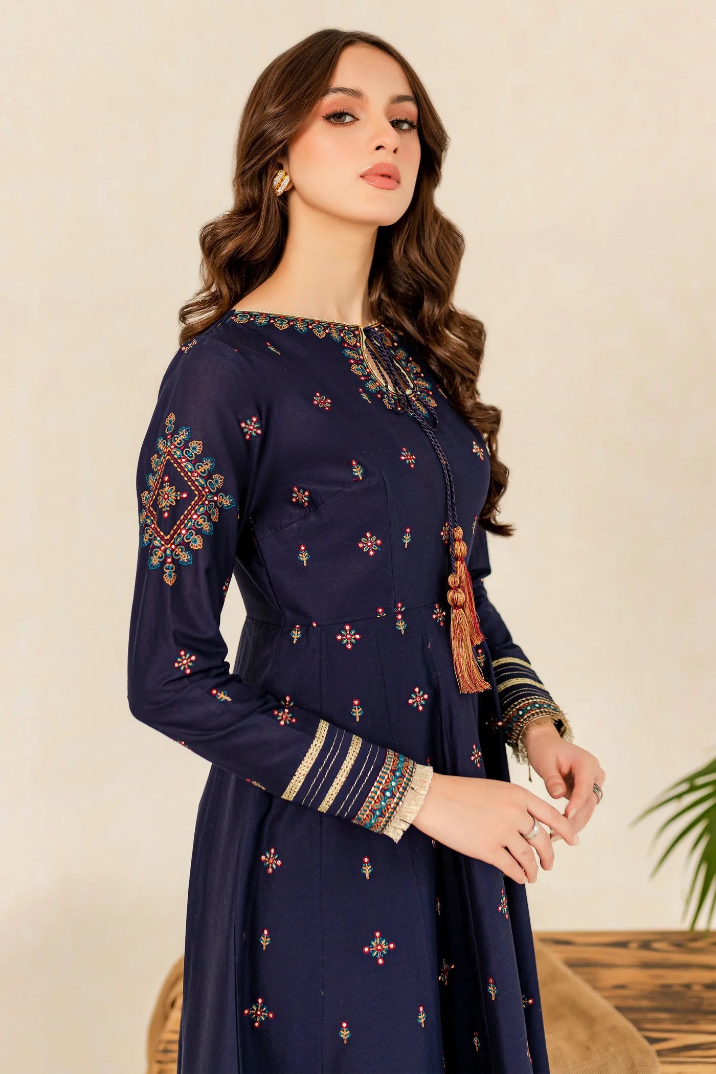 WINTER-  Best Selling - HREEM 2PC EMBROIDERED DRESS